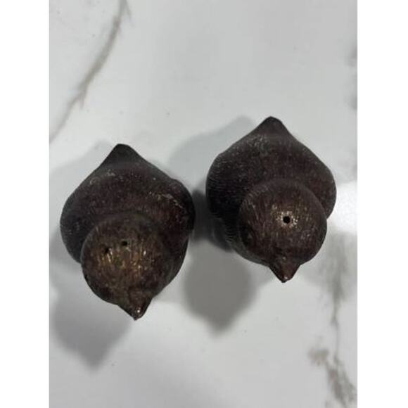 1960s Silver Plated Birds in a Nest Salt & Pepper Shakers - Picture 9 of 11